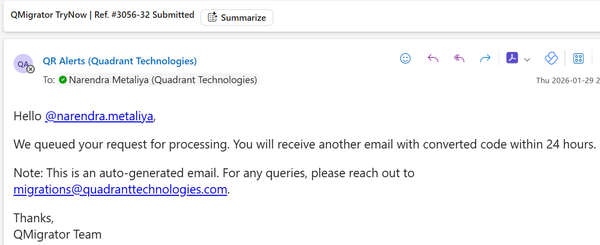 Request Confirmation